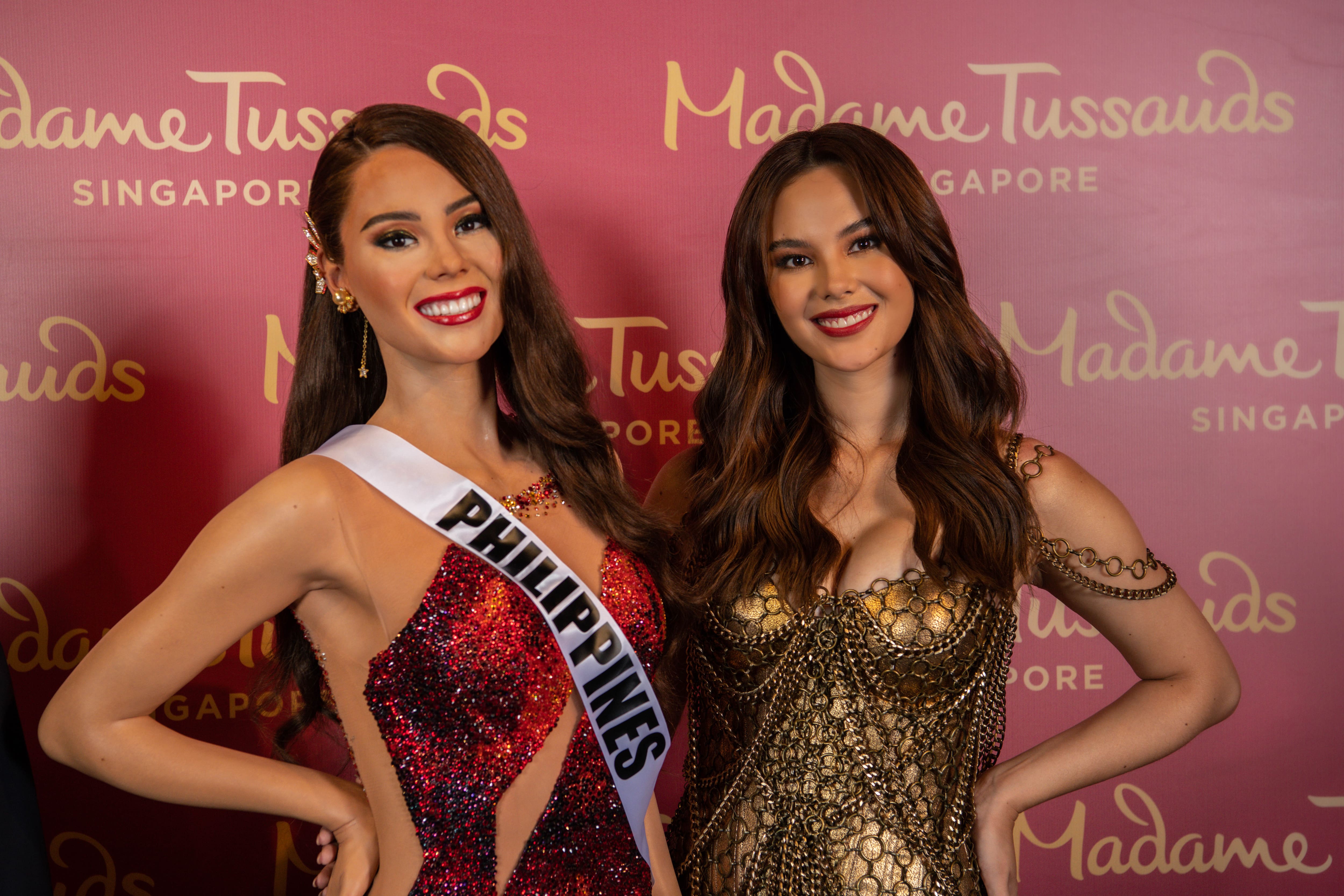 Miss Universe 2018 Catriona Gray Madame Tussauds Singapore wax figure